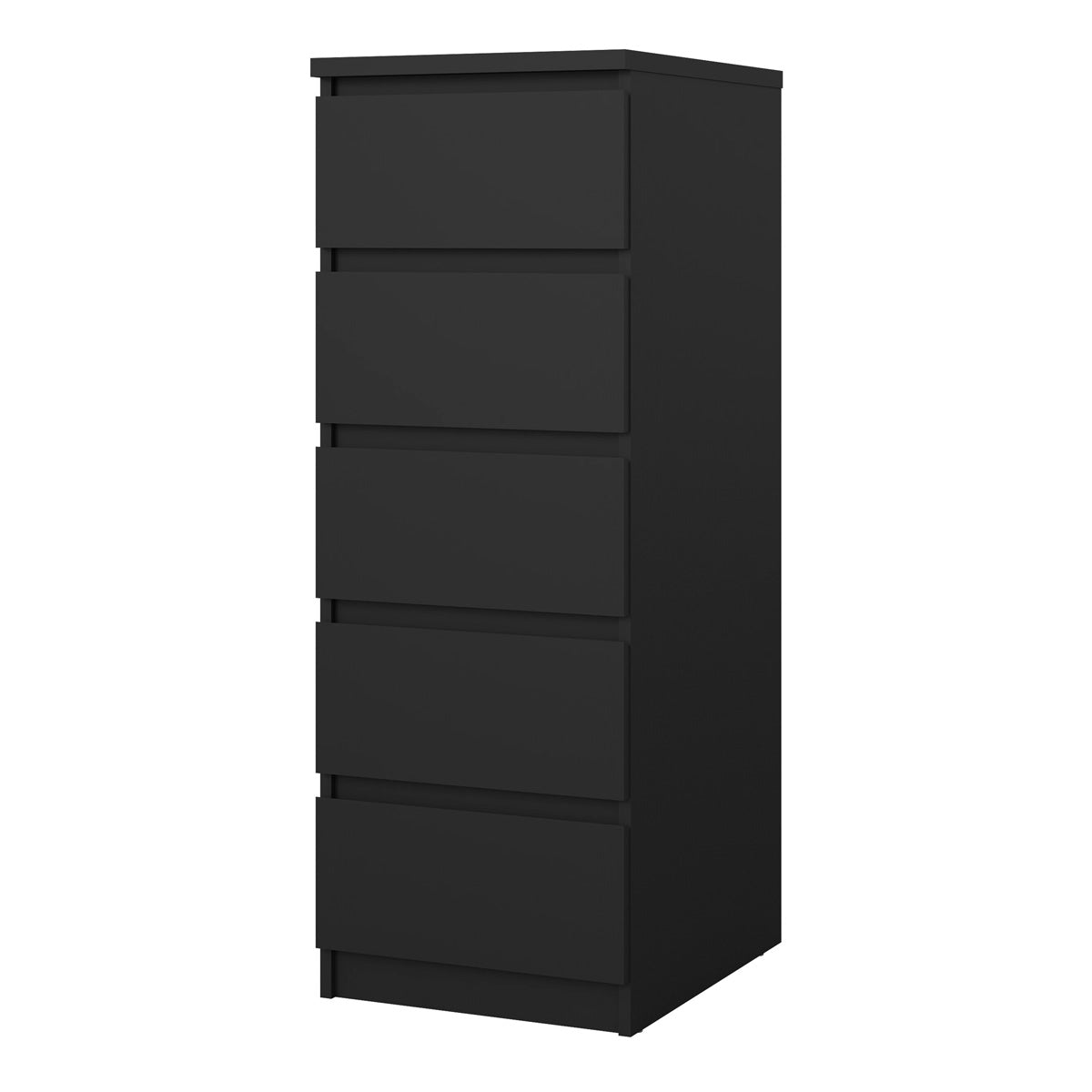 Wooden Chest Of 5 Drawers Narrow - Naia