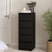 Wooden Chest Of 5 Drawers Narrow - Naia