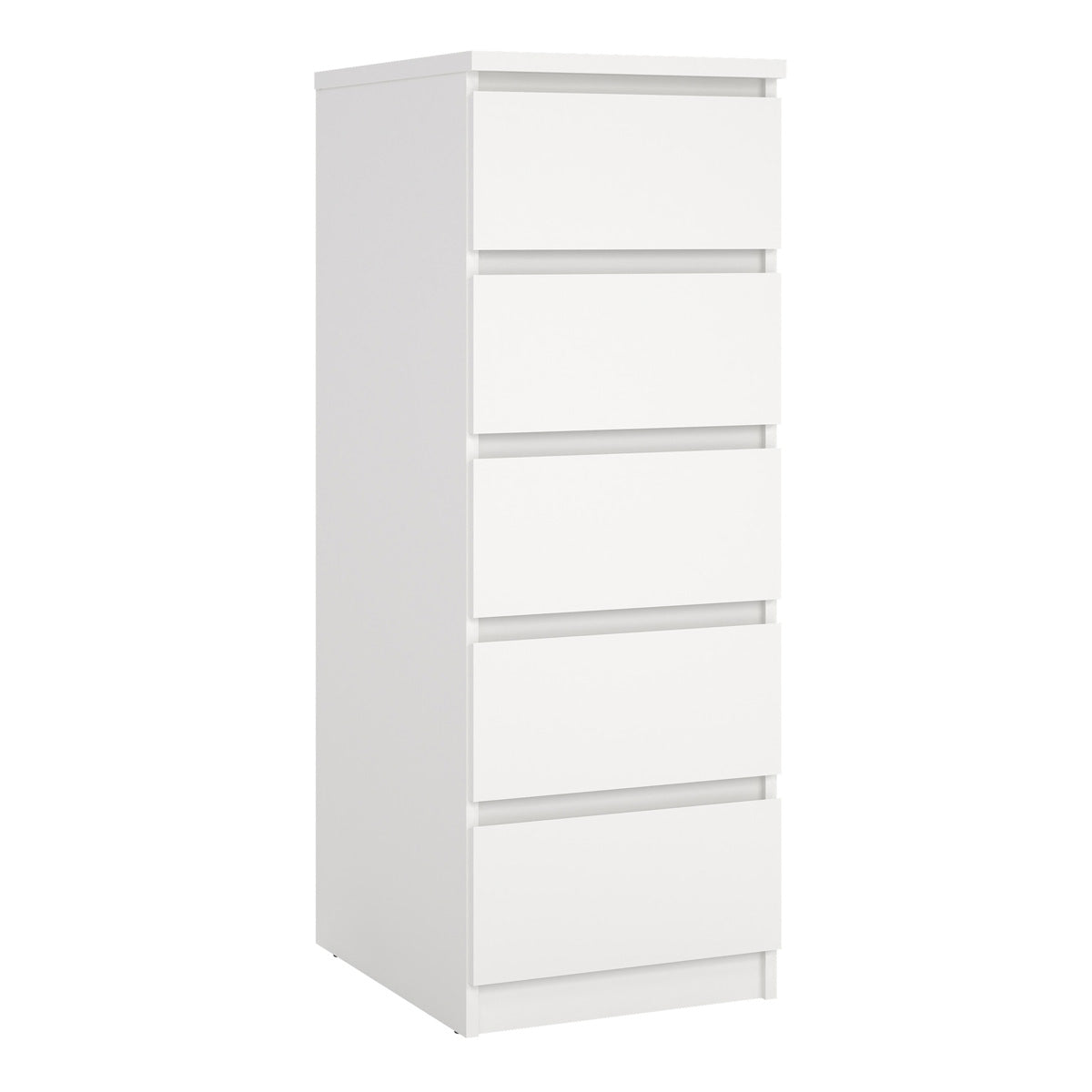 Wooden Chest Of 5 Drawers Narrow - Naia