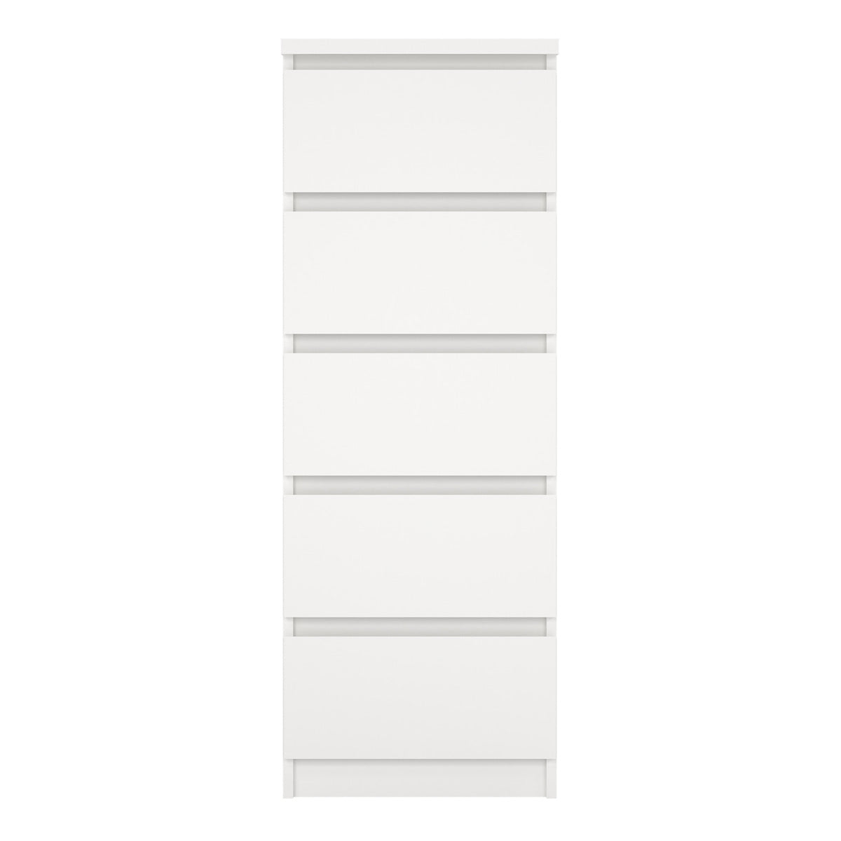 Wooden Chest Of 5 Drawers Narrow - Naia