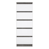 Wooden Chest Of 5 Drawers Narrow - Naia
