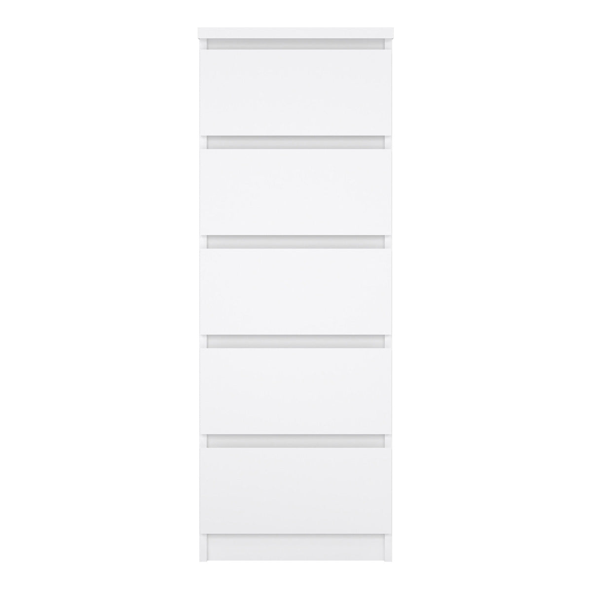 Wooden Chest Of 5 Drawers Narrow - Naia