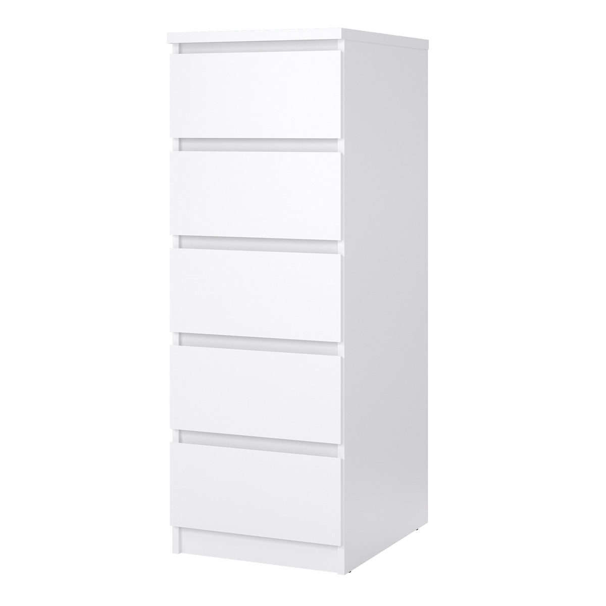 Wooden Chest Of 5 Drawers Narrow - Naia