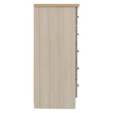 Wooden Chest Of 5 Drawers Narrow - Nevada