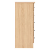 Wooden Chest Of 5 Drawers Narrow - Nevada