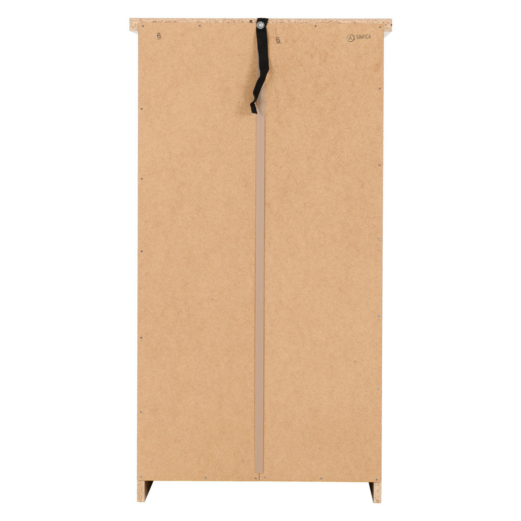 Wooden Chest Of 5 Drawers Narrow - Nevada