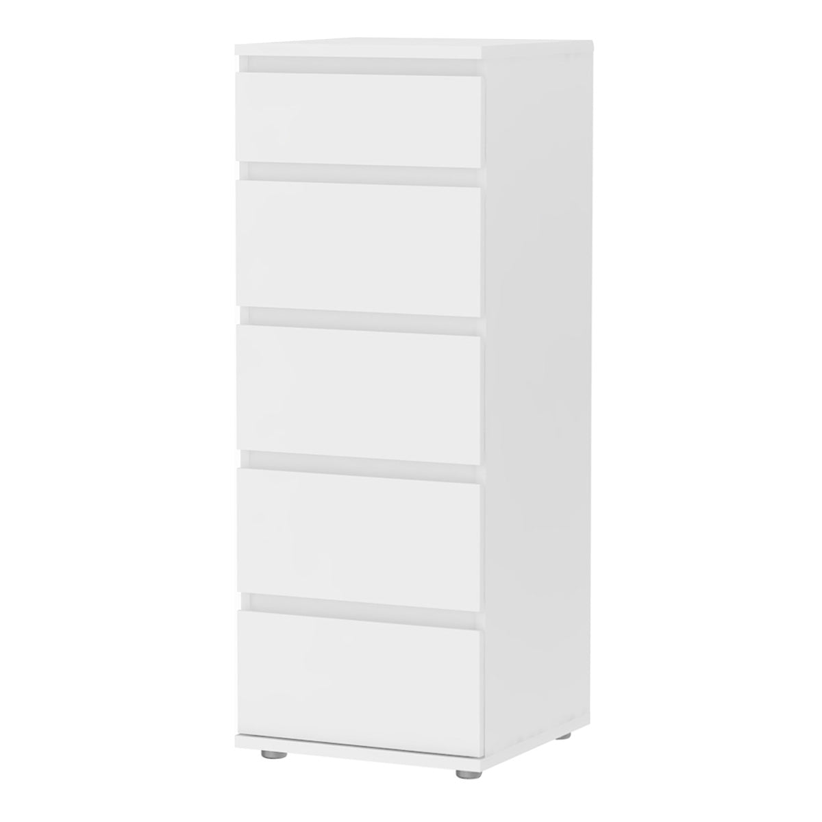 Wooden Chest Of 5 Drawers Narrow - Nova