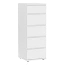 Wooden Chest Of 5 Drawers Narrow - Nova