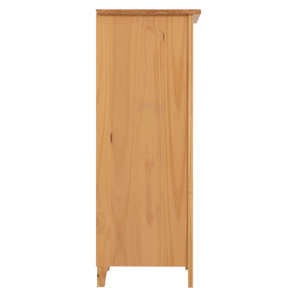 Wooden Chest Of 5 Drawers Narrow - Oslo