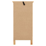 Wooden Chest Of 5 Drawers Narrow - Oslo