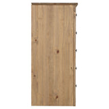 Wooden Chest Of 5 Drawers Narrow - Panama