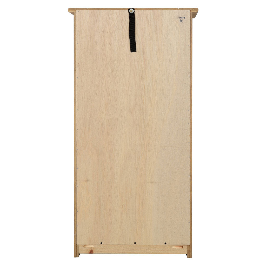 Wooden Chest Of 5 Drawers Narrow - Panama