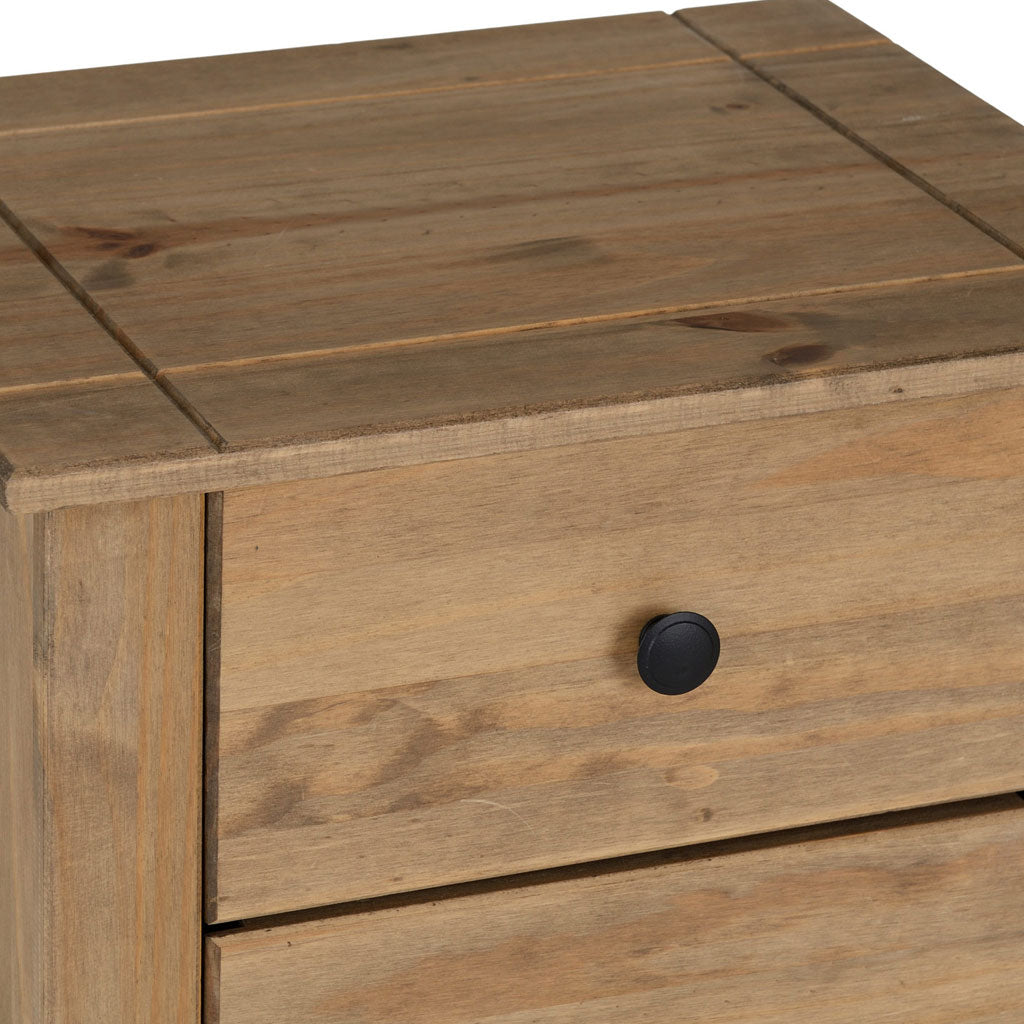 Wooden Chest Of 5 Drawers Narrow - Panama
