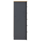 Wooden Chest Of 5 Drawers Narrow - Portland