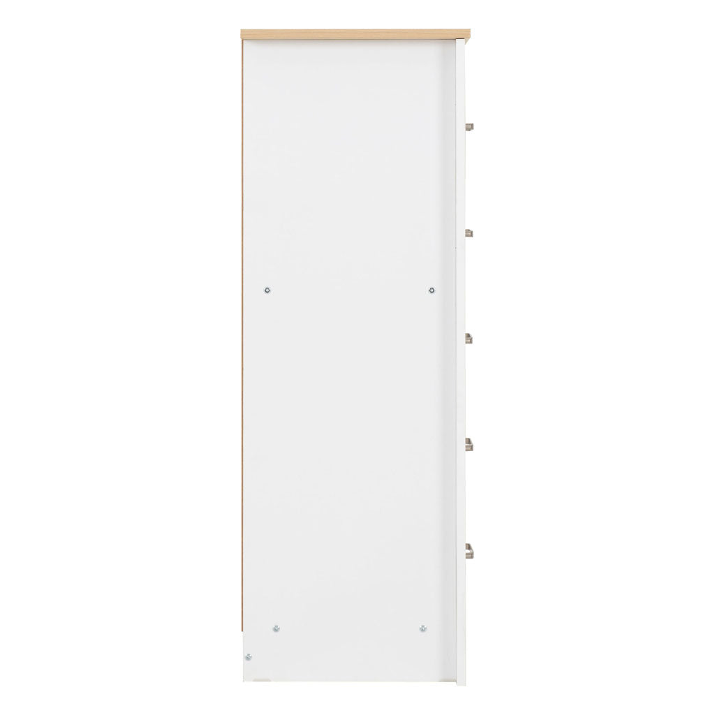 Wooden Chest Of 5 Drawers Narrow - Portland