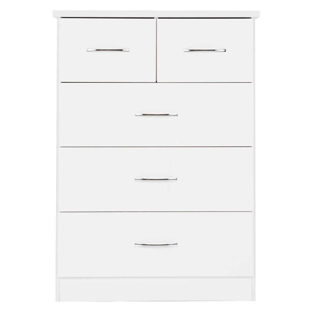 Wooden Chest Of 5 Drawers - Nevada