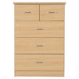 Wooden Chest Of 5 Drawers - Nevada