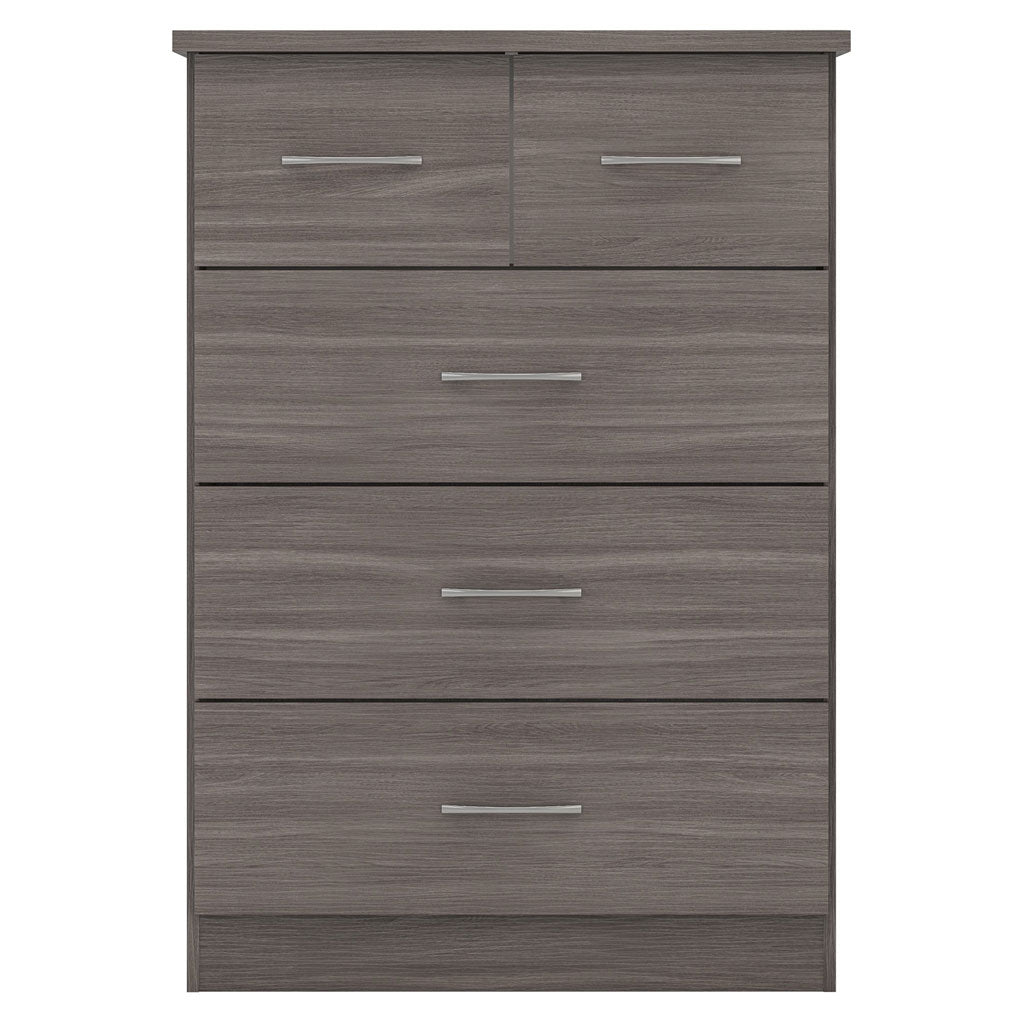 Wooden Chest Of 5 Drawers - Nevada