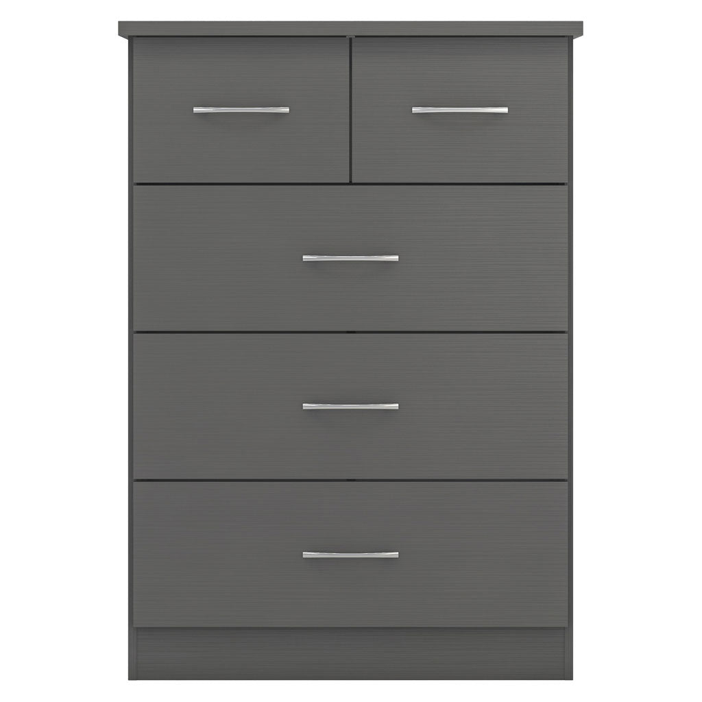 Wooden Chest Of 5 Drawers - Nevada