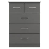 Wooden Chest Of 5 Drawers - Nevada