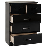 Wooden Chest Of 5 Drawers - Nevada