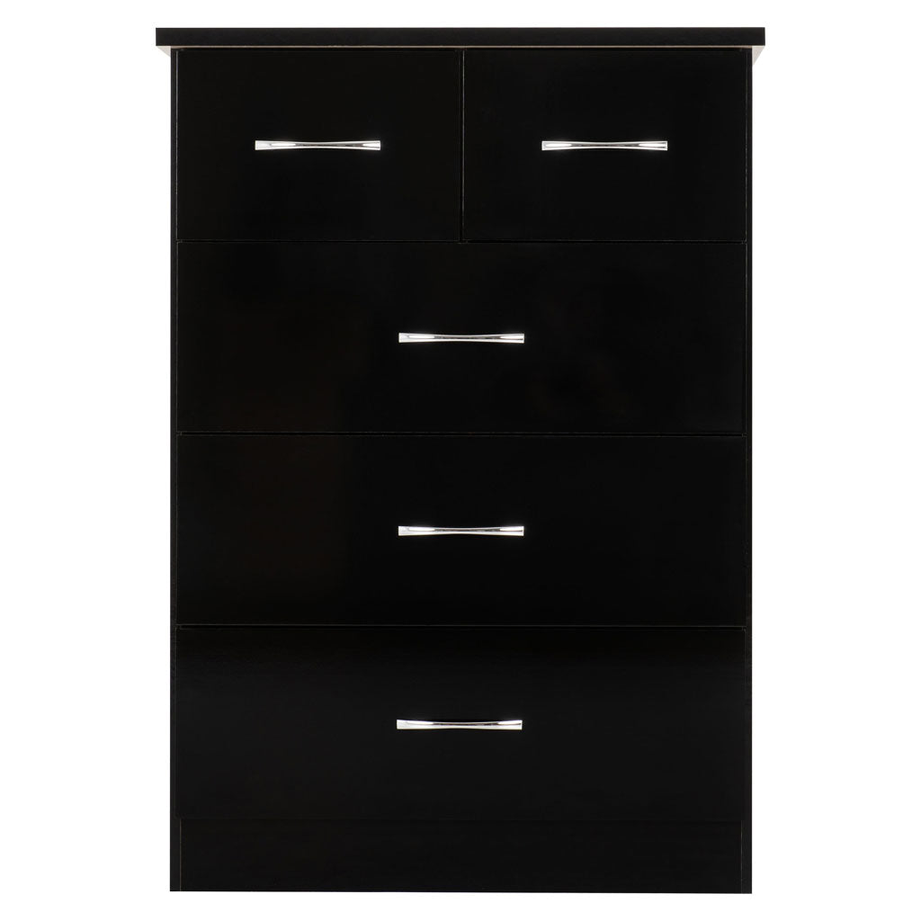 Wooden Chest Of 5 Drawers - Nevada