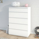 Wooden Chest Of 5 Drawers - Nova