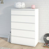 Wooden Chest Of 5 Drawers - Nova