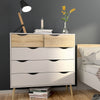 Wooden Chest Of 5 Drawers - Oslo