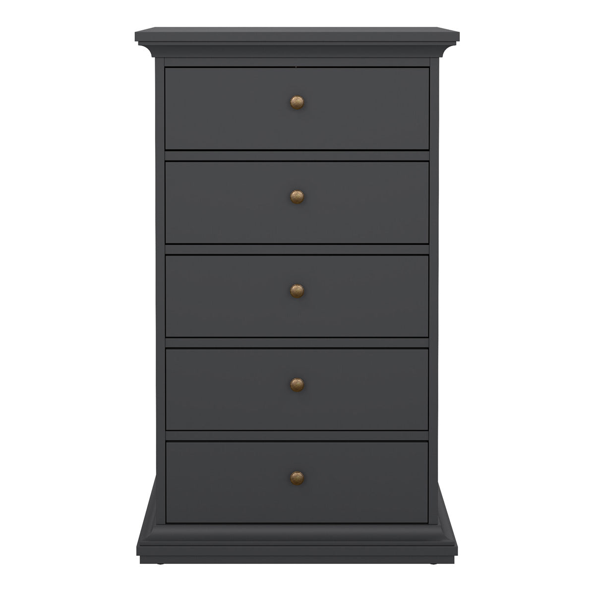 Wooden Chest Of 5 Drawers - Paris