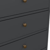 Wooden Chest Of 5 Drawers - Paris