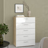 Wooden Chest Of 5 Drawers - Pepe