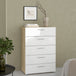 Wooden Chest Of 5 Drawers - Pepe