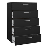 Wooden Chest Of 5 Drawers - Pepe