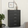 Wooden Chest Of 5 Drawers - Pepe