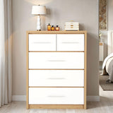 Wooden Chest Of 5 Drawers - Seville