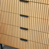 Wooden Chest Of 5 Drawers - Sia