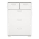 Wooden Chest Of 5 Drawers - Sofia