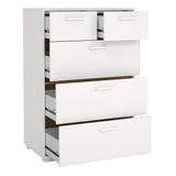 Wooden Chest Of 5 Drawers - Sofia