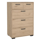 Wooden Chest Of 5 Drawers - Sofia