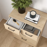 Wooden Chest Of 5 Drawers - Sofia