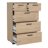 Wooden Chest Of 5 Drawers - Sofia