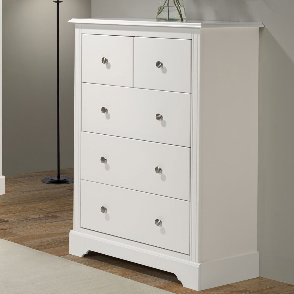 Wooden Chest Of 5 Drawers - Stratford