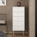 Wooden Chest Of 5 Drawers Tall - Cumbria
