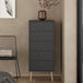 Wooden Chest Of 5 Drawers Tall - Cumbria