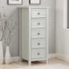 Wooden Chest Of 5 Drawers Tall - Maine