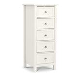 Wooden Chest Of 5 Drawers Tall - Maine