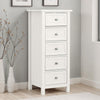 Wooden Chest Of 5 Drawers Tall - Maine