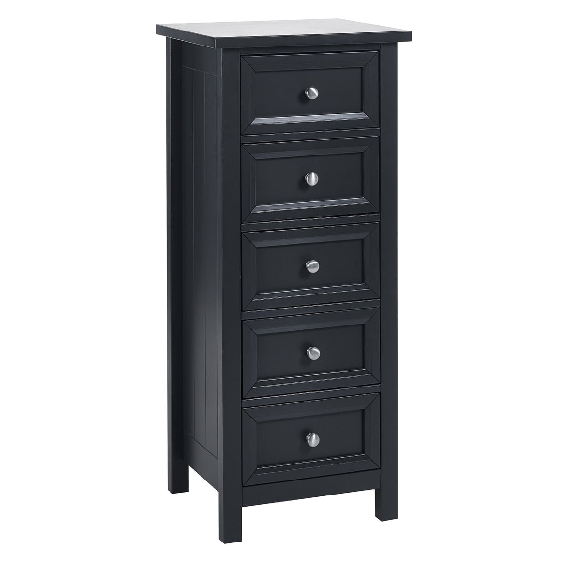 Wooden Chest Of 5 Drawers Tall - Maine