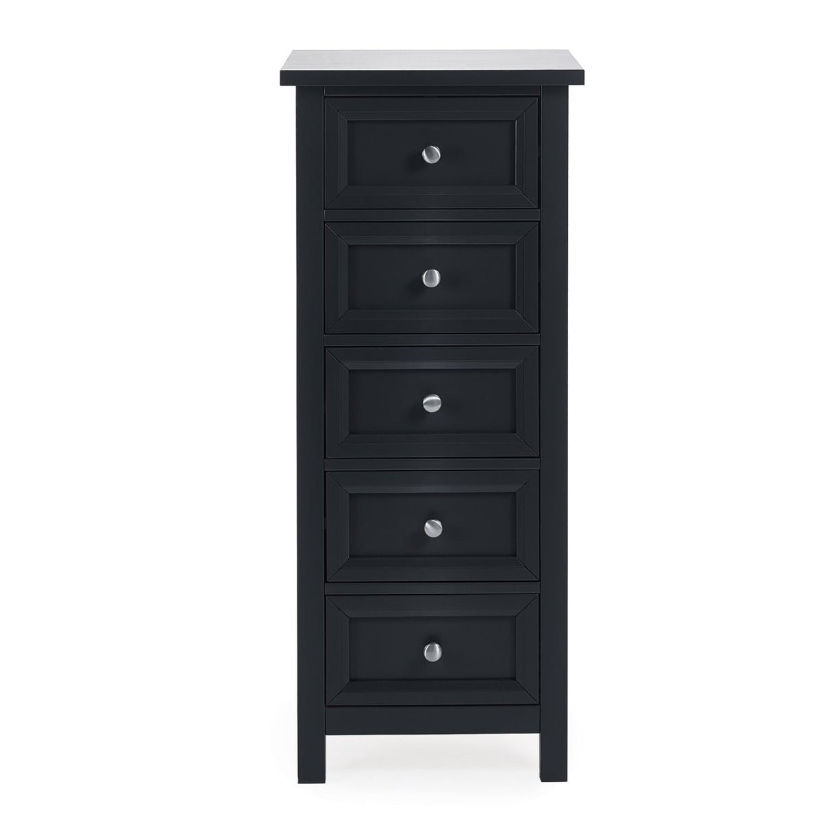Wooden Chest Of 5 Drawers Tall - Maine